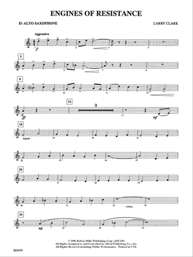 Engines of Resistance: E-flat Alto Saxophone