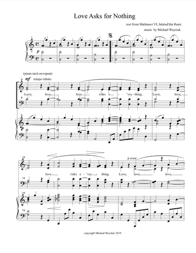 Love Asks For Nothing