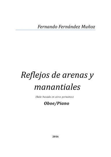 Reflejos de arenas y manantiales