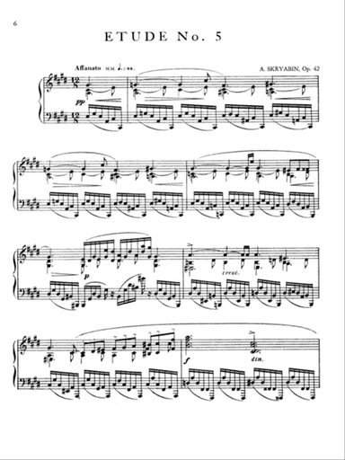 Scriabin: Eight Etudes, Op. 42