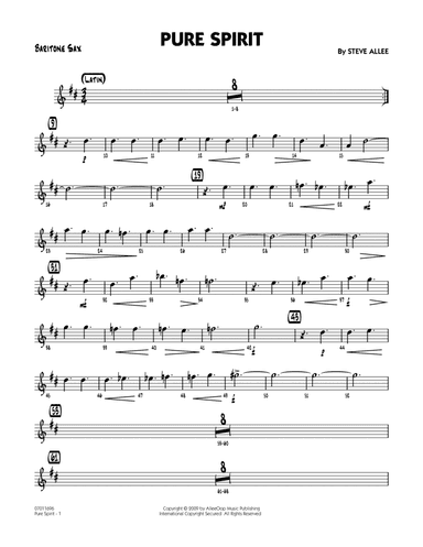 Pure Spirit - Baritone Sax