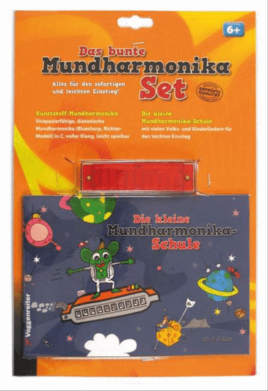 Buntes Mundharmonika-Set