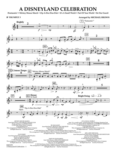 A Disneyland Celebration - Bb Trumpet 3