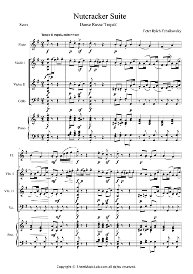 Nutcracker Op.71a - Danse Russe - Trepak