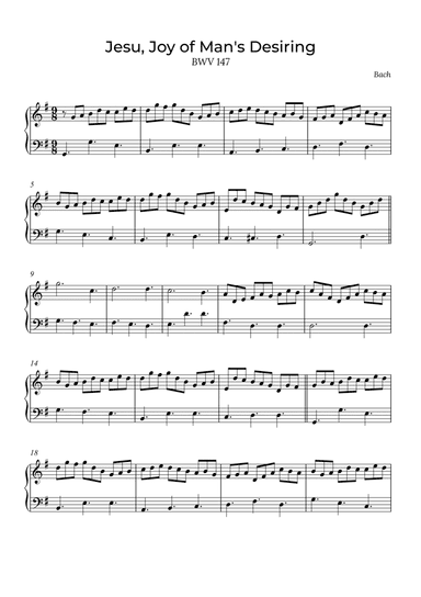 Jesu, Joy of Man's Desiring