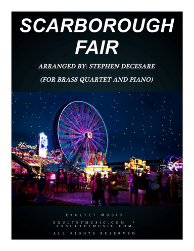 Scarborough Fair (for Brass Quartet & Piano)