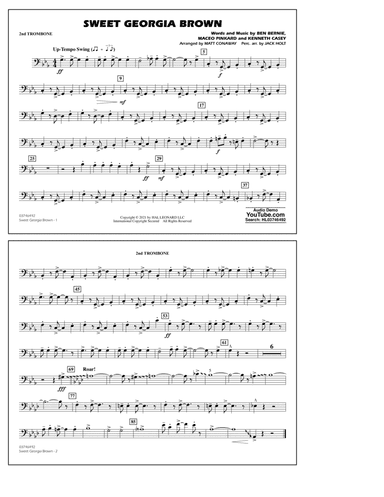 Sweet Georgia Brown (arr. Matt Conaway & Jack Holt) - 2nd Trombone