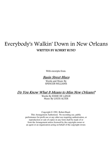 Do You Know What It Means To Miss New Orleans