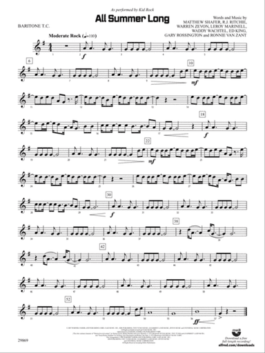 All Summer Long: Baritone T.C.