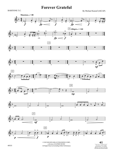 Forever Grateful: Baritone T.C.