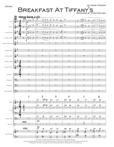 Breakfast At Tiffany's Theme from the Paramount Picture BREAKFAST AT TIFFANY'S
