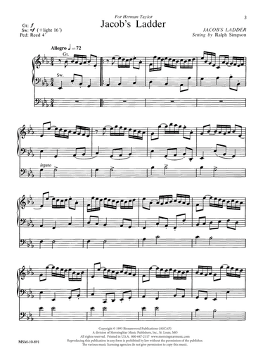 Two Spirituals for Organ