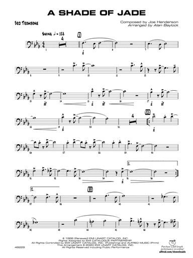 A Shade of Jade: 3rd Trombone