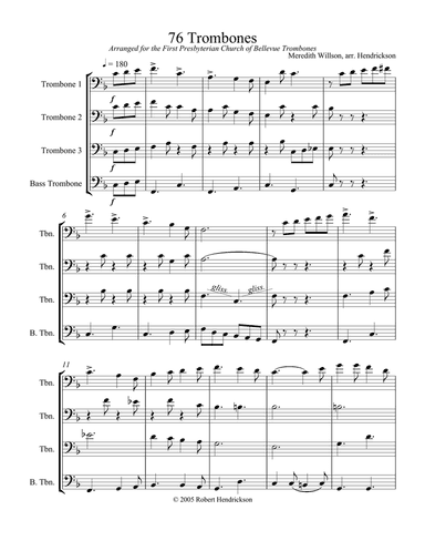 Seventy Six Trombones