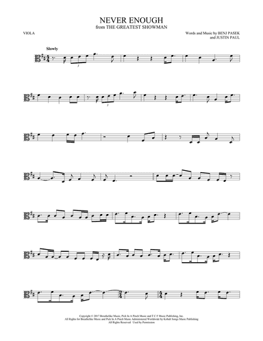 Never Enough (from The Greatest Showman)
