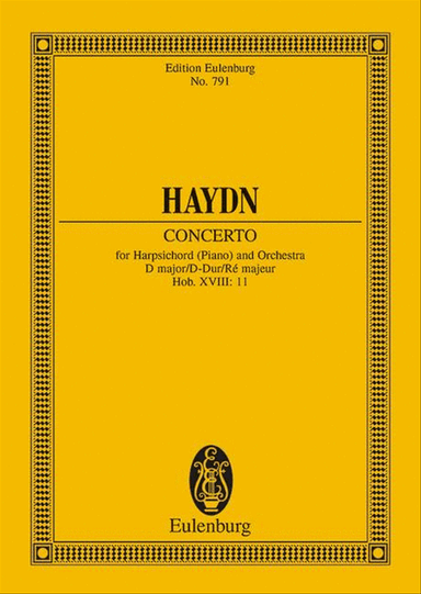 Piano Concerto No. 1 (Hob. XVIII: 11) in D Major