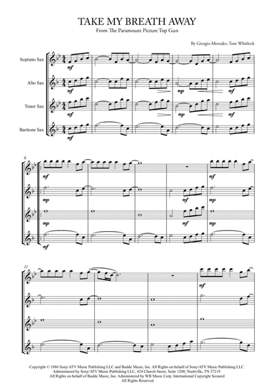 Take My Breath Away (love Theme)