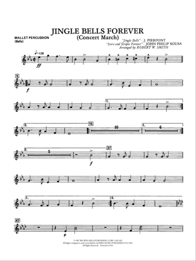 Jingle Bells Forever (Concert March): Mallets