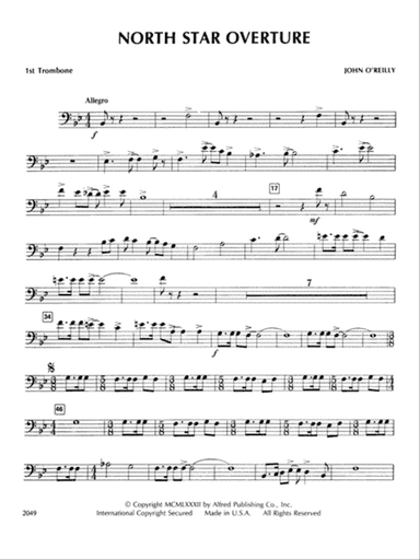 North Star Overture: 1st Trombone