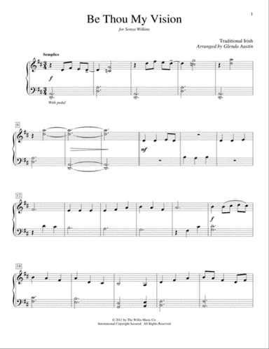 Be Thou My Vision (arr. Glenda Austin)