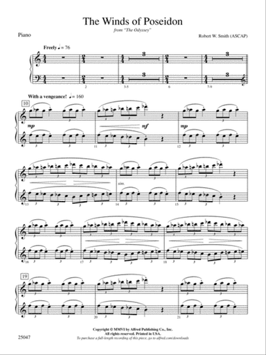 The Winds of Poseidon: Piano Accompaniment