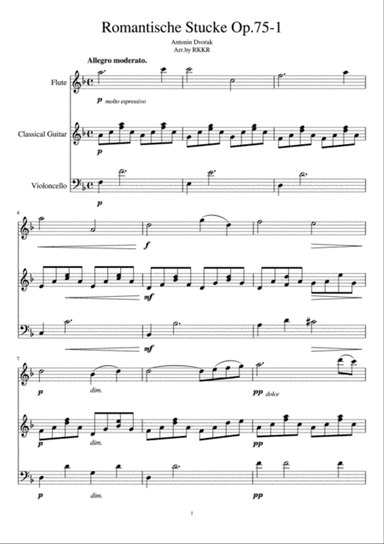 Romantische Stucke Op75-1