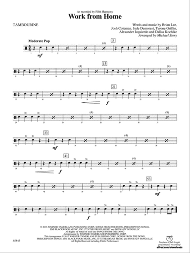 Work from Home: 1st Percussion