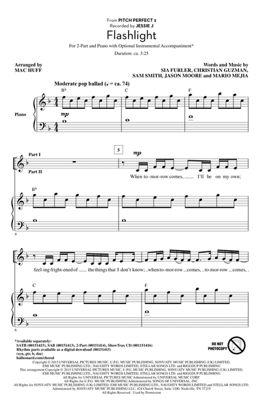 Flashlight (arr. Mac Huff)