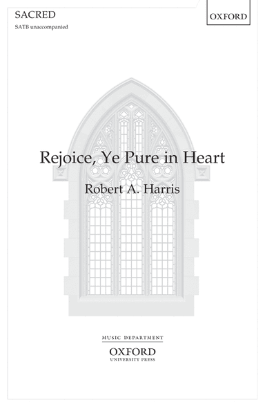 Rejoice, ye pure in heart