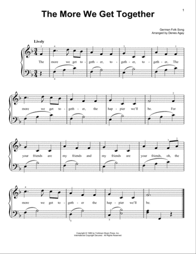 More We Get Together (arr. Denes Agay)