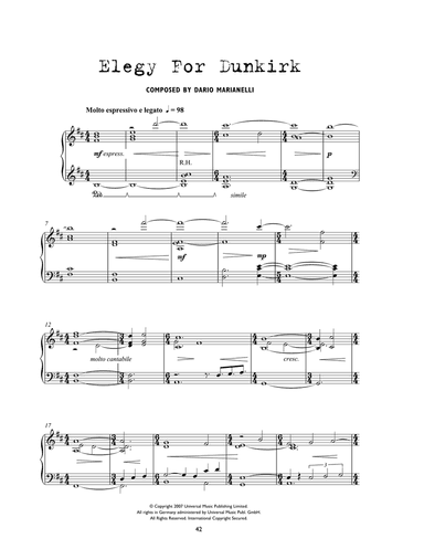 Elegy For Dunkirk (from Atonement)