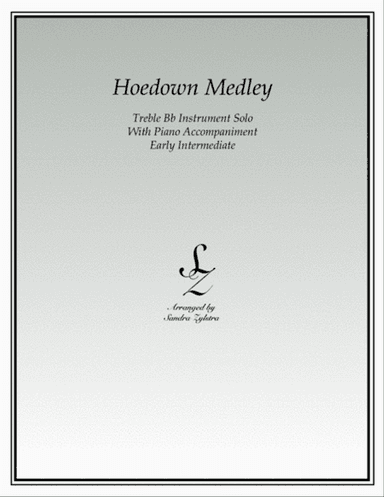 Hoedown Medley (treble Bb instrument solo)