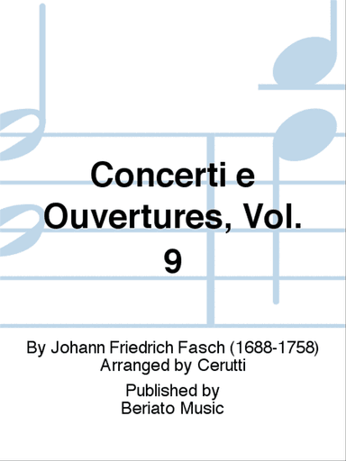 Concerti e Ouvertures, Vol. 9