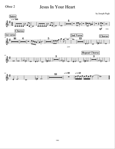 Jesus In Your Heart (Orchestra)