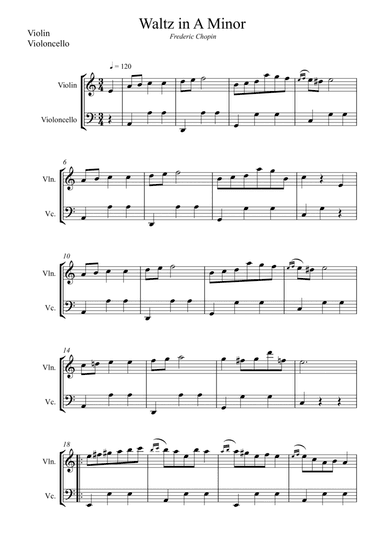 Waltz in A Minor (Chopin)