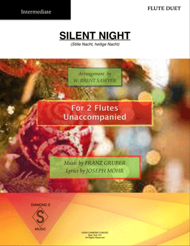 SILENT NIGHT (Stille Nacht) for FLUTE DUET
