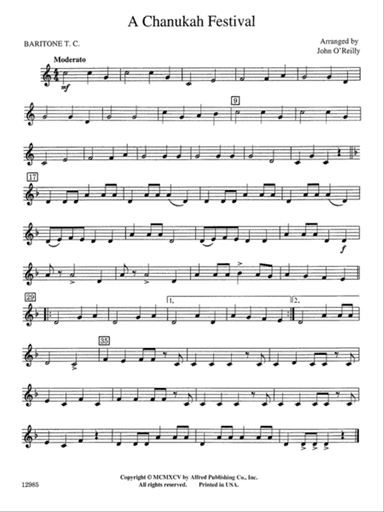 A Chanukah Festival: Baritone T.C.
