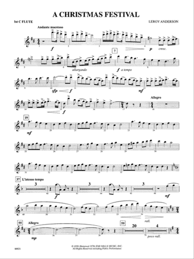 A Christmas Festival: Flute
