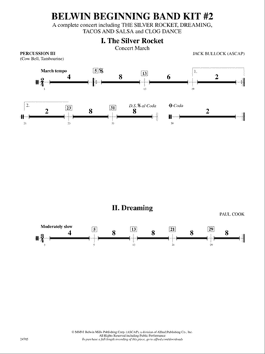 Belwin Beginning Band Kit #2: 3rd Percussion