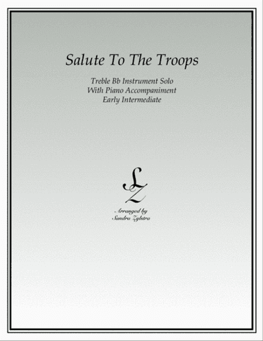 Salute To The Troops (treble Bb instrument solo)