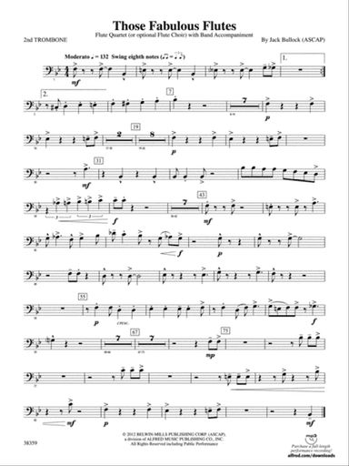 Those Fabulous Flutes: 2nd Trombone