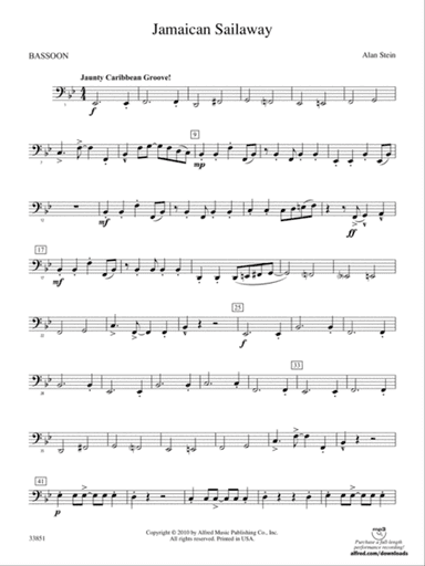 Jamaican Sailaway: Bassoon