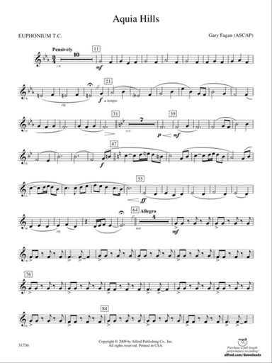 Aquia Hills: (wp) Baritone T.C.