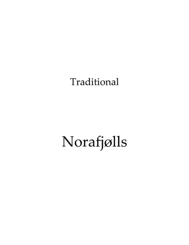 Norafjølls
