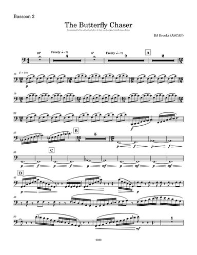 The Butterfly Chaser: 2nd Bassoon