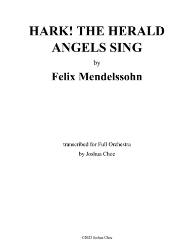 Hark! The Herald Angels Sing