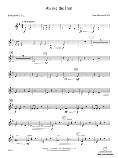 Awake the Iron: Baritone T.C.