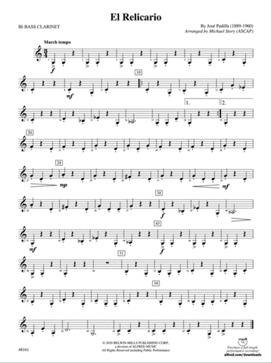 El Relicario: B-flat Bass Clarinet