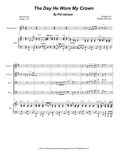 The Day He Wore My Crown