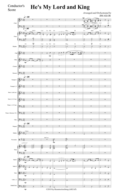 He’s My Lord and King (Conductor Score)